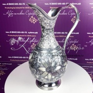 Кувшин серебряный в авторском исполнении на 1500 мл , арт №2596