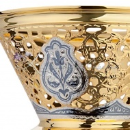 Конфетница с позолотой, арт №4001/1