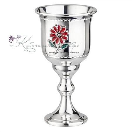 Рюмка 999 пробы Цветок на 40 мл (Новинка)