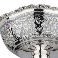 Конфетница черненная с лепкой, арт №6359/1