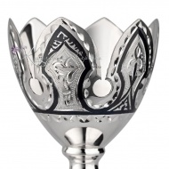 Серебряная подставка под яйцо «Эконом», арт №2354/5